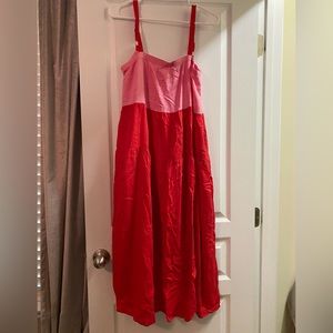 Petal & Pup color block maxi dress